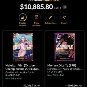 Onepiece Colorful Card Game Collection